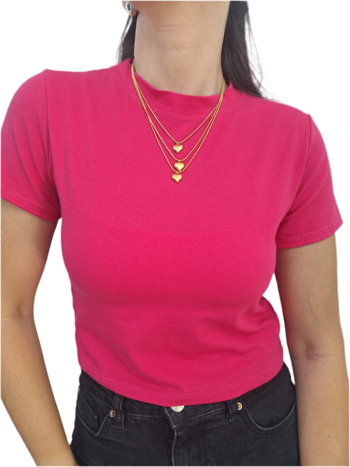 Tshirt Basic Crop