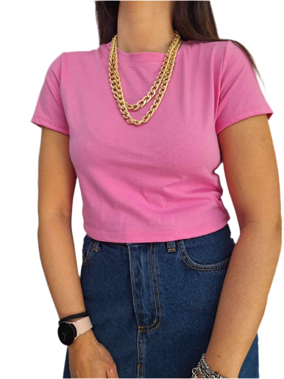 Tshirt Basic Crop